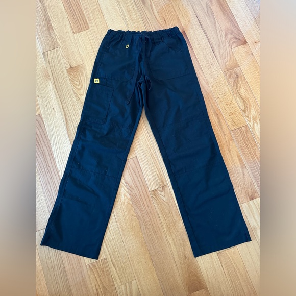 Black Adjustable Scrub Pants - Picture 1 of 2